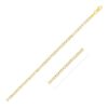 Size: 16” – 14k Two Tone Gold Pave Curb Chain (2.60 mm)