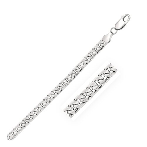 Size: 24” – 14k White Gold Solid Miami Cuban Chain (6.00 mm)