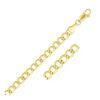 Size: 22” – 10k Yellow Gold Curb Chain (5.30 mm)