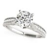 Size: 9 – 14k White Gold Antique Design Diamond Engagement Ring (1 5/8 cttw)
