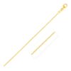 Size: 20” – 14k Yellow Gold Round Cable Link Chain (1.5 mm)
