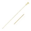Size: 18” – 14k Yellow Gold Diamond Cut Cable Link Chain (0.87 mm)