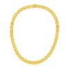 Size: 17” – 14k Yellow Gold Basket Weave Necklace
