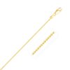 Size: 18” – 14k Yellow Gold Diamond-Cut Bead Chain (1.10 mm)