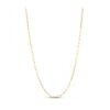 Size: 20 – Sterling Silver Gold Plated Paperclip Chain (2.50 mm)