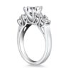 Size: 4.5 – 14k White Gold Five Stone Diamond Trellis Engagement Ring