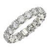 Size: 8.5 – Round Cut Lab Grown Diamond Eternity Ring in 14k White Gold (3 cttw FG/VS2)