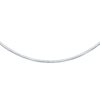 Size: 18” – 14k White Gold Chain in a Classic Omega (3.00 mm)