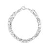 Size: 7” – Sterling Silver Three Strand Marina Link Bracelet