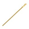 Size: 20 – 14k Yellow Gold Solid Round Box Chain (3.6 mm)