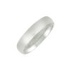 Size: 7 – 14k White Gold Comfort Fit Wedding Band(5.00 mm)