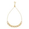 Size: 9.25” – Adjustable Chain Bracelet in 14k Yellow Gold