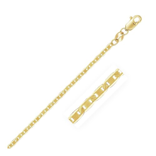 Size: 20” – 10k Yellow Gold Mariner Link Chain (1.70 mm)