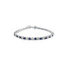 Sapphire Blue Cubic Zirconia Tennis Bracelet