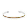Channel-Set Canary Cubic Zirconia Cuff