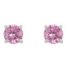 Pink Cubic Zirconia Stud Earrings