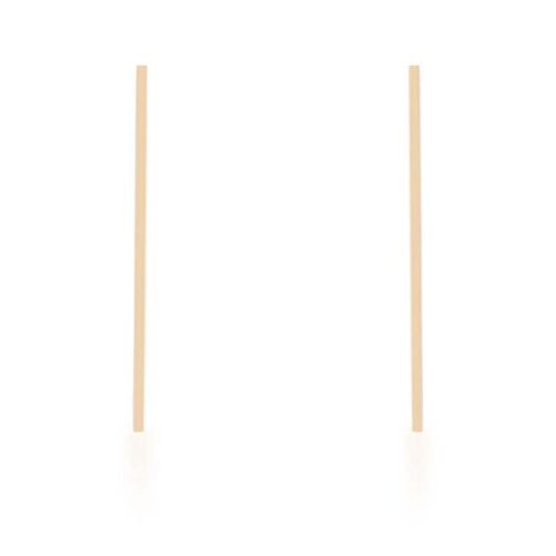 Carolee Gold Stainless Steel Line Drop Earrings