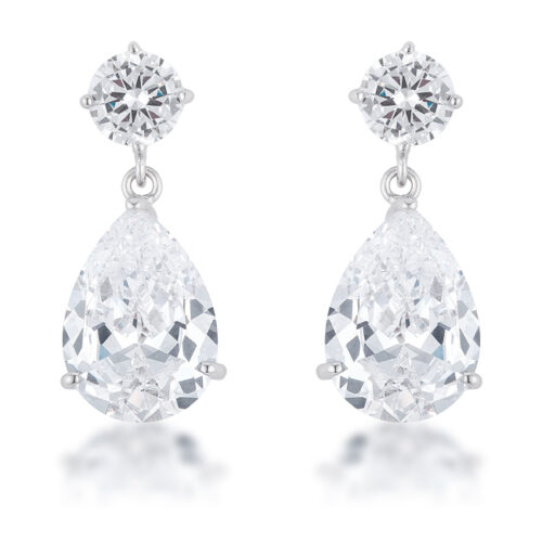 Shimmering CZ Earrings