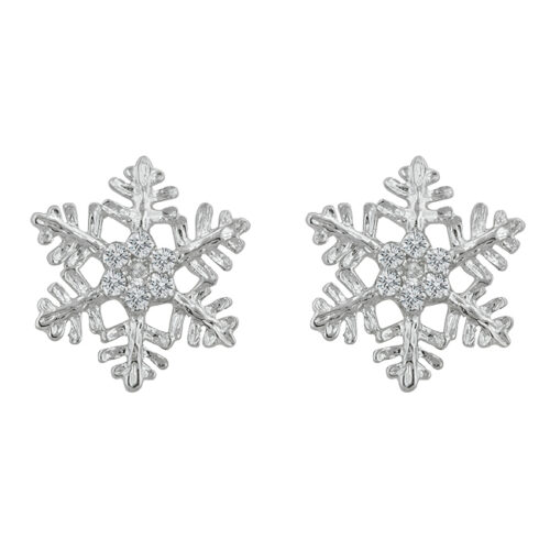 Snowflake Stud Earrings