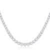 Graduated Cubic Zirconia Necklace