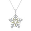 Pave Snowflake Pendant