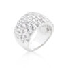 Channel Set Princess Cut Ring