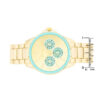 Chrono Gold Metal Watch