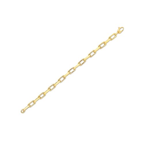 Size: 7.5 – 14k Yellow Gold French Cable Link Bracelet (6mm)