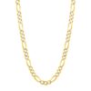 Size: 22” – 14K Yellow Gold Solid Pave Figaro Chain (5.90 mm)