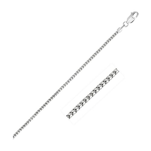Size: 18” – 14k White Gold Ice Chain (1.30 mm)