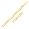 Size: 22” – 14k Two Tone Gold Pave Curb Chain (8.30 mm)
